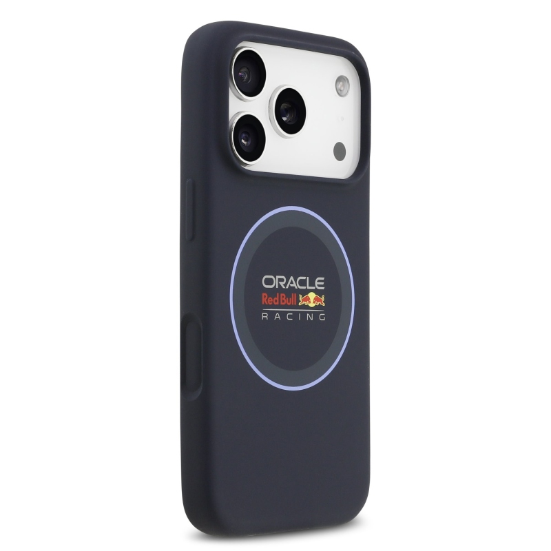 Red Bull Silikónový zadný kryt MagSafe Blue Ring pre iPhone 17 Pro Navy