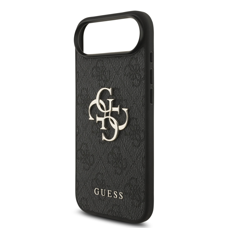Guess PU 4G Metal Logo Zadný Kryt pre iPhone Air Grey