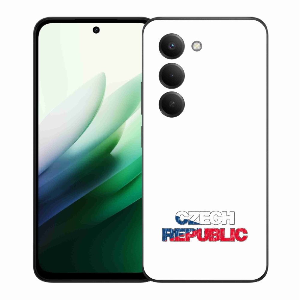 Gélový kryt mmCase na Xiaomi Redmi 15 5G (169mm) - Czech Republic biele pozadie