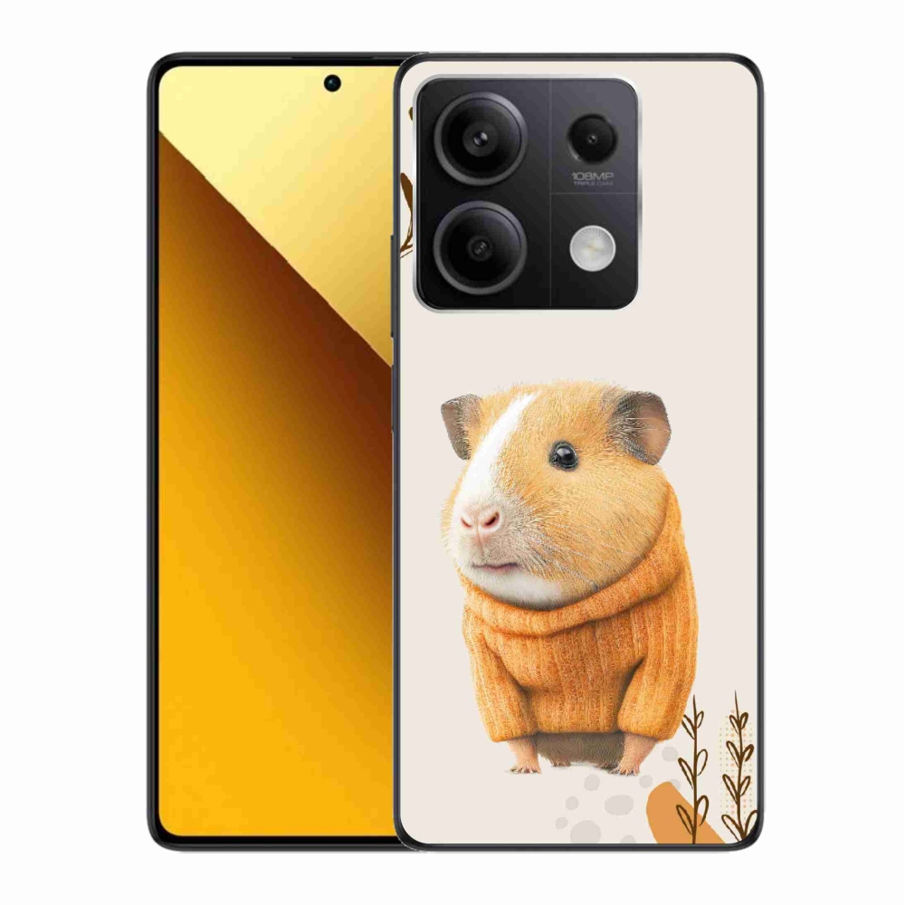 Gélový kryt mmCase na Xiaomi Redmi Note 13 5G - morča vo svetri