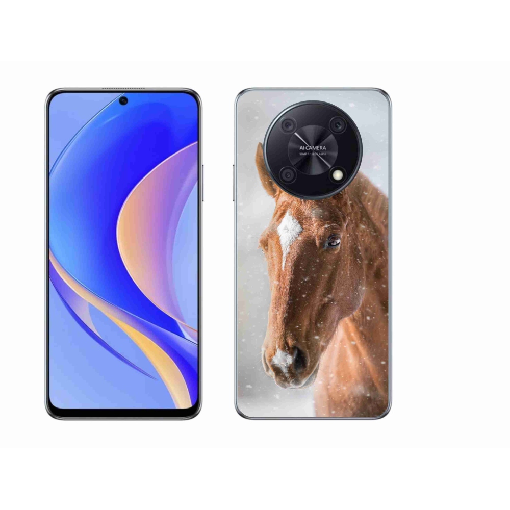 Gelový kryt mmCase na Huawei Nova Y90 - hnědý kůň 2