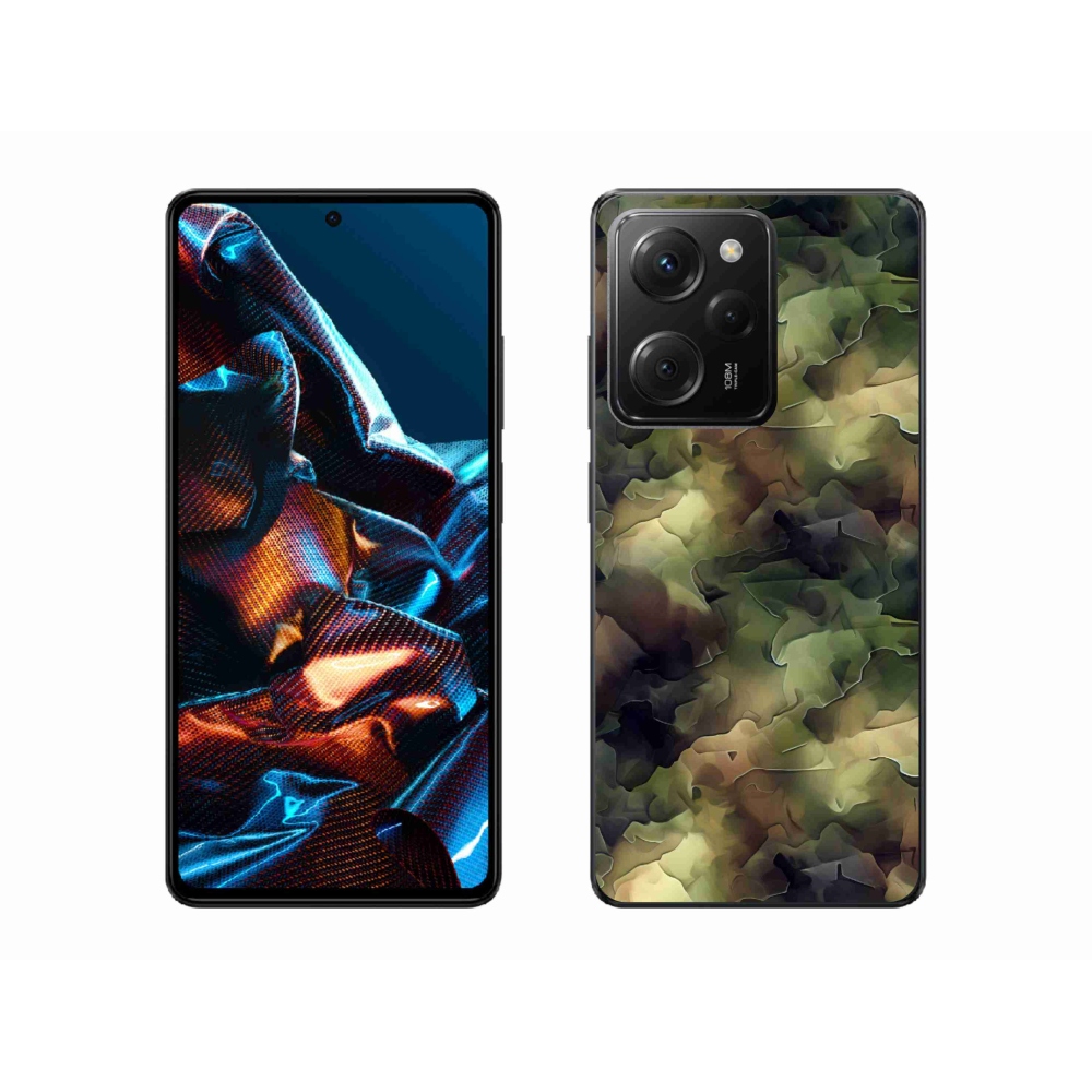 Gélový kryt mmCase na Xiaomi Poco X5 Pro 5G - maskáčový vzor 10