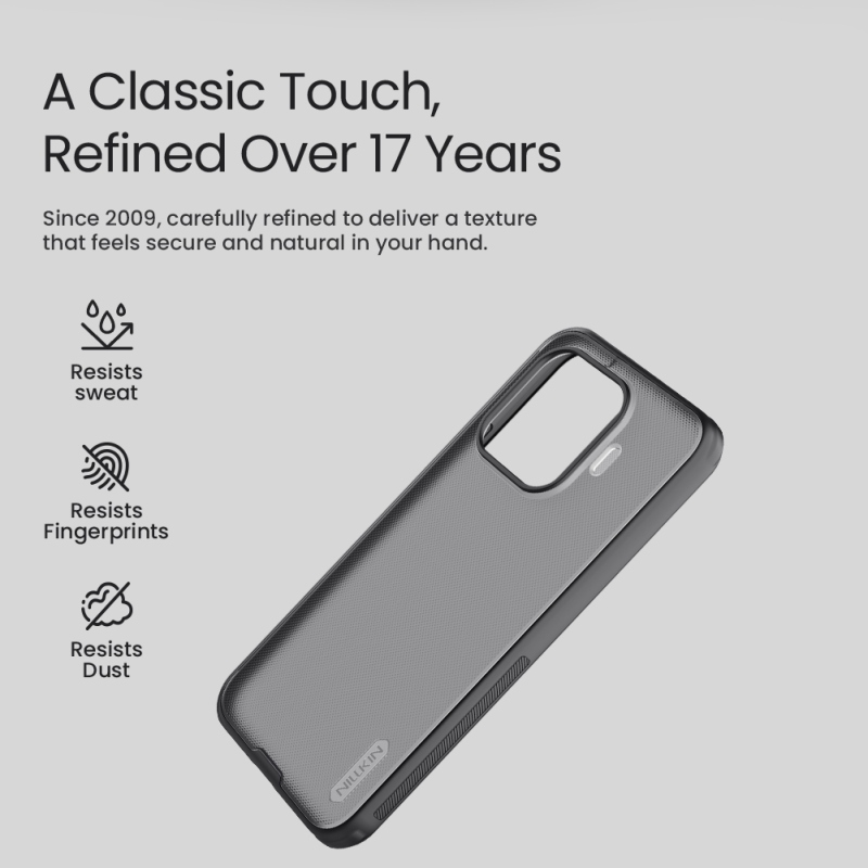 Nillkin Super Frosted PRO zadný kryt pre Xiaomi 17T Pro, čierny