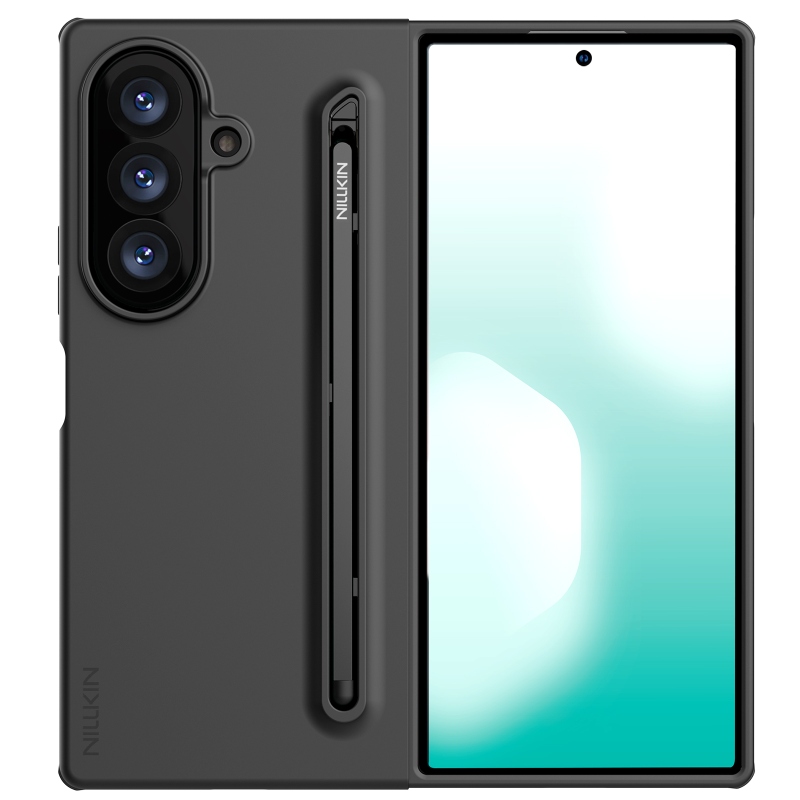 Nillkin Flex Pure Fold – puzdro s priehradkou na pero pre Samsung Galaxy Z Fold 8, farba Ultra Black
