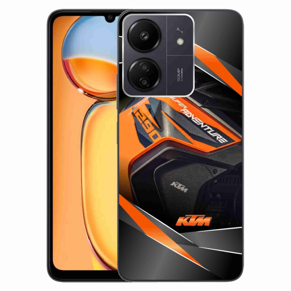 Gélový kryt mmCase na Xiaomi Poco C65/Redmi 13C - motorka ktm