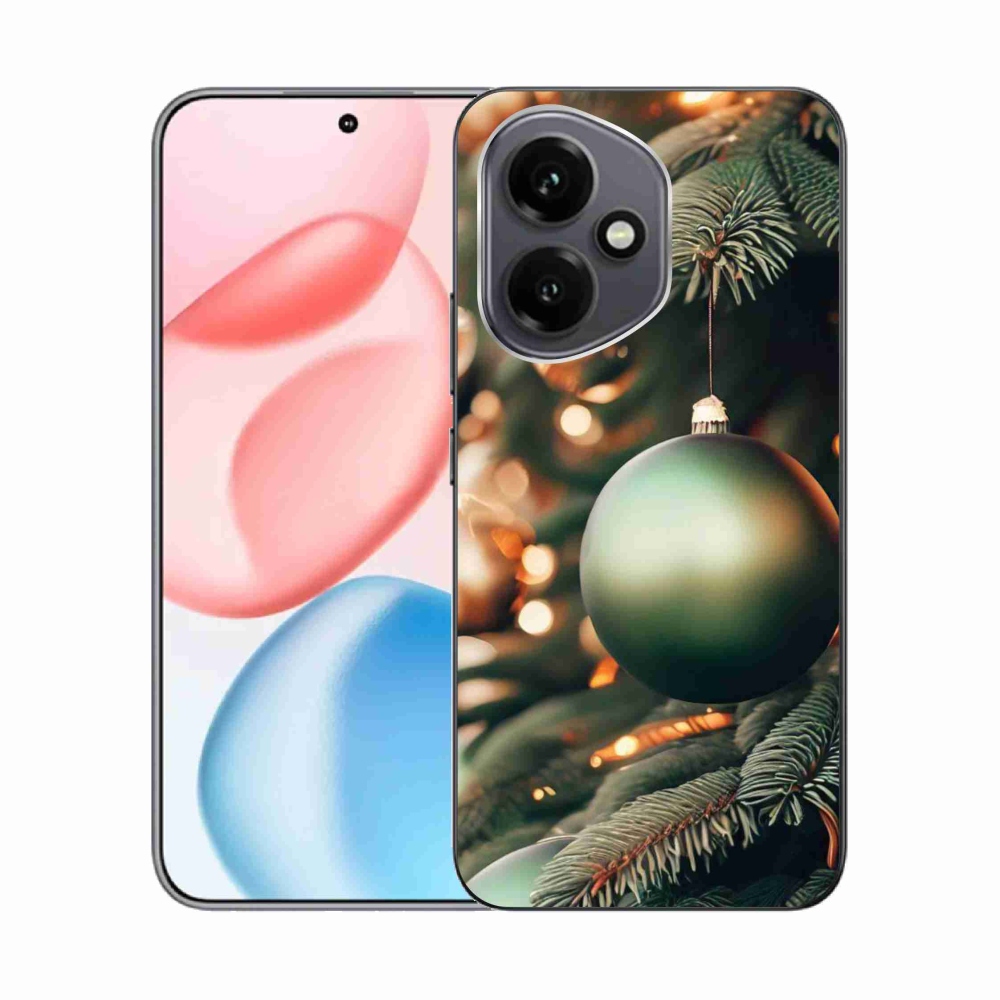 Gélový kryt mmCase na Honor 400 - vianočné ozdoby 1