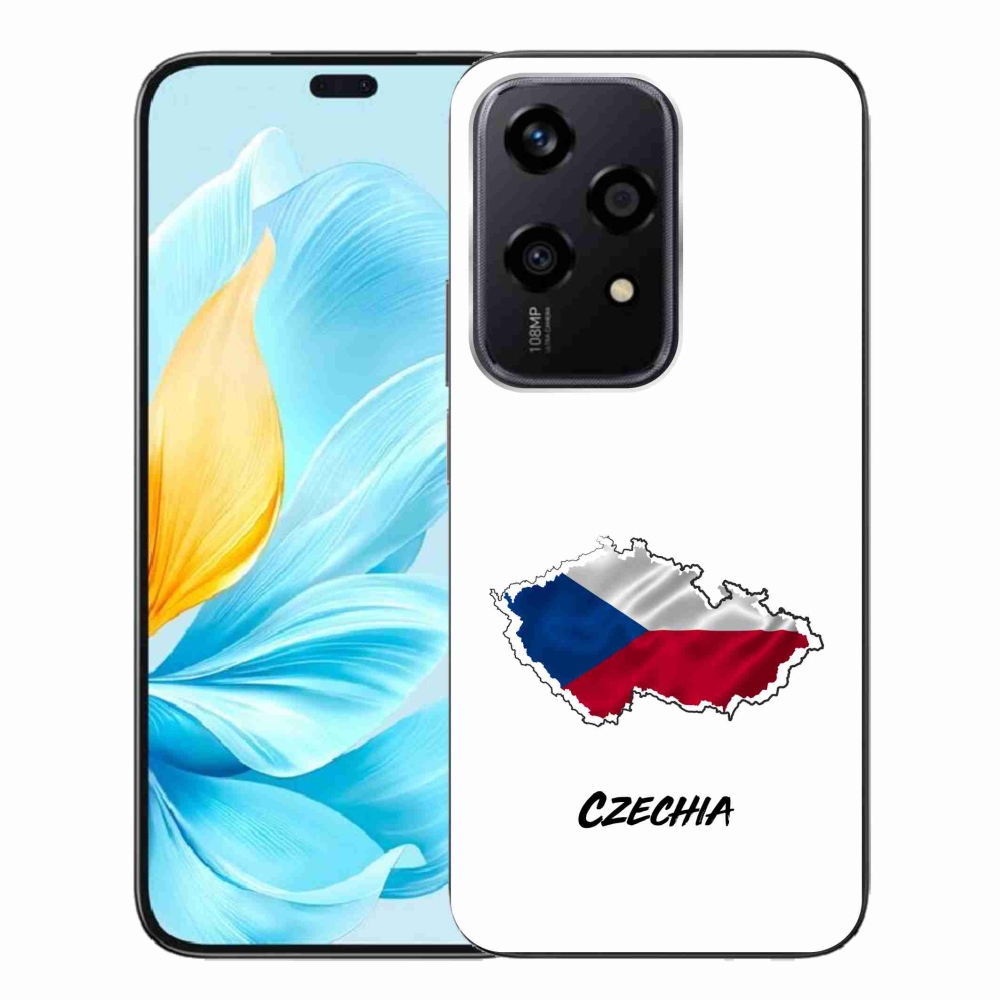 Gélový kryt mmCase na Honor 200 Lite 5G - Czechia biele pozadie