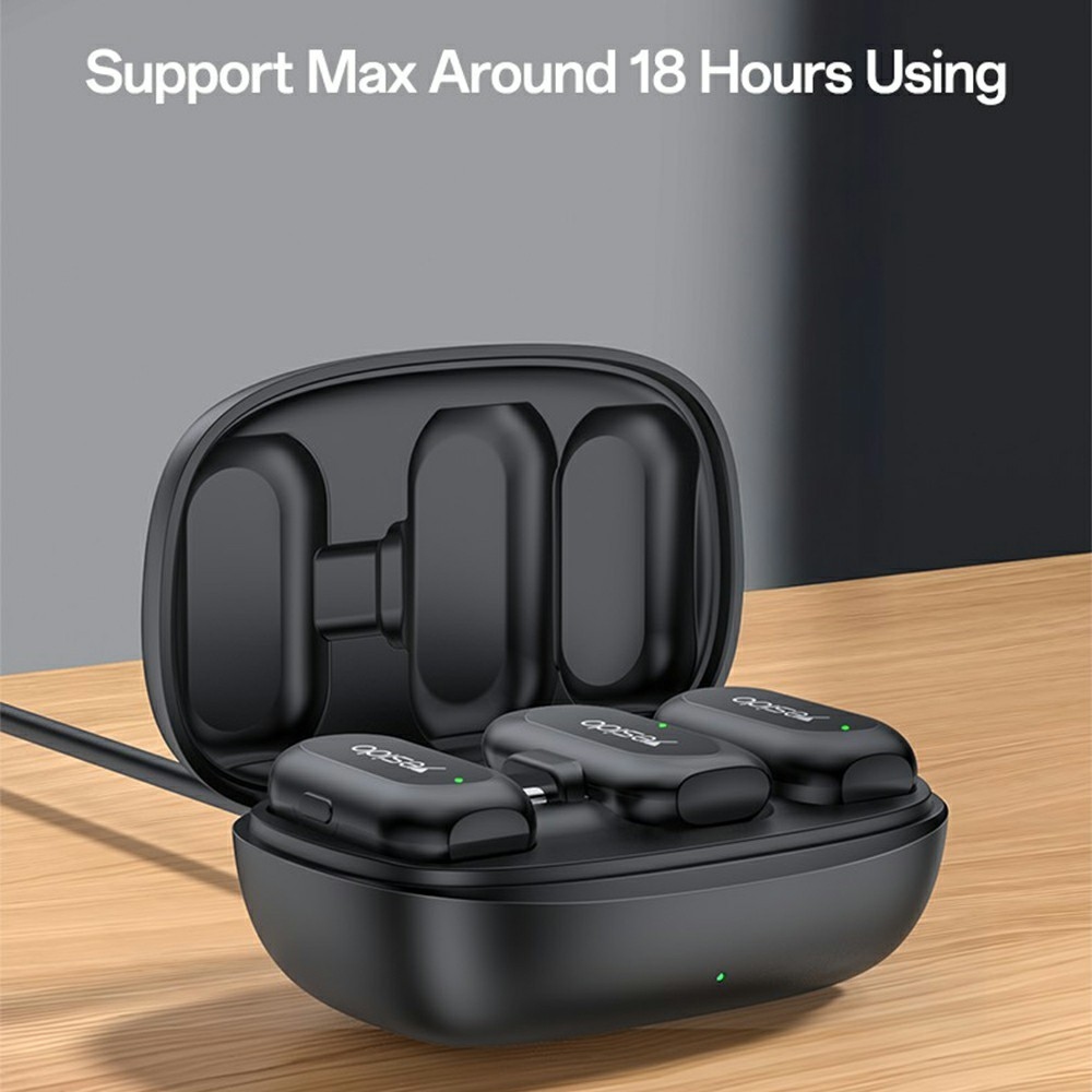 Yesido KR22 bezdrôtový klopový mikrofón s AI redukciou šumu USB-C