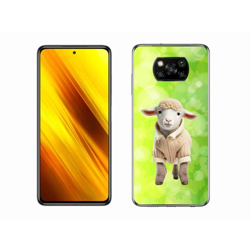 Gélový kryt mmCase na Xiaomi Poco X3 - jahňa vo svetri