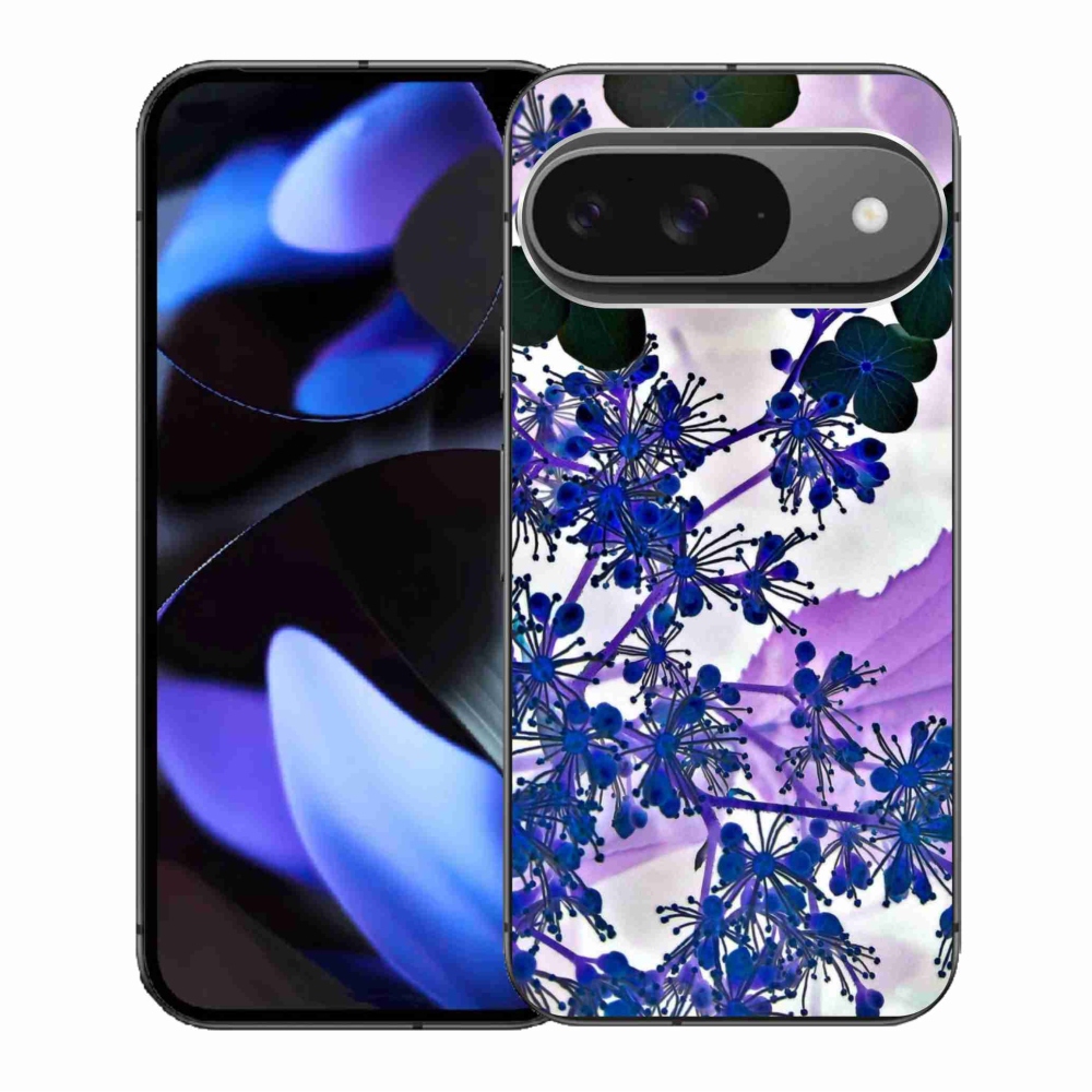 Gélový kryt mmCase na Google Pixel 9/9 Pro - kvet hortenzie
