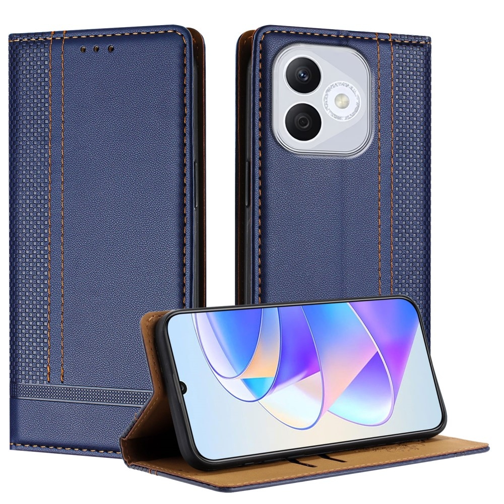 L-Shaped knižkové puzdro na Honor 400 Lite - modré