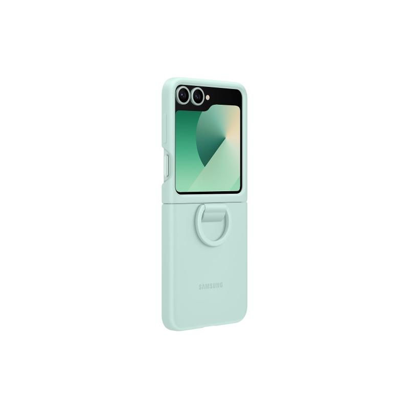 EF-PF741TME Samsung Silikónový Kryt s Krúžkom pre Galaxy Z Flip 6 Mint