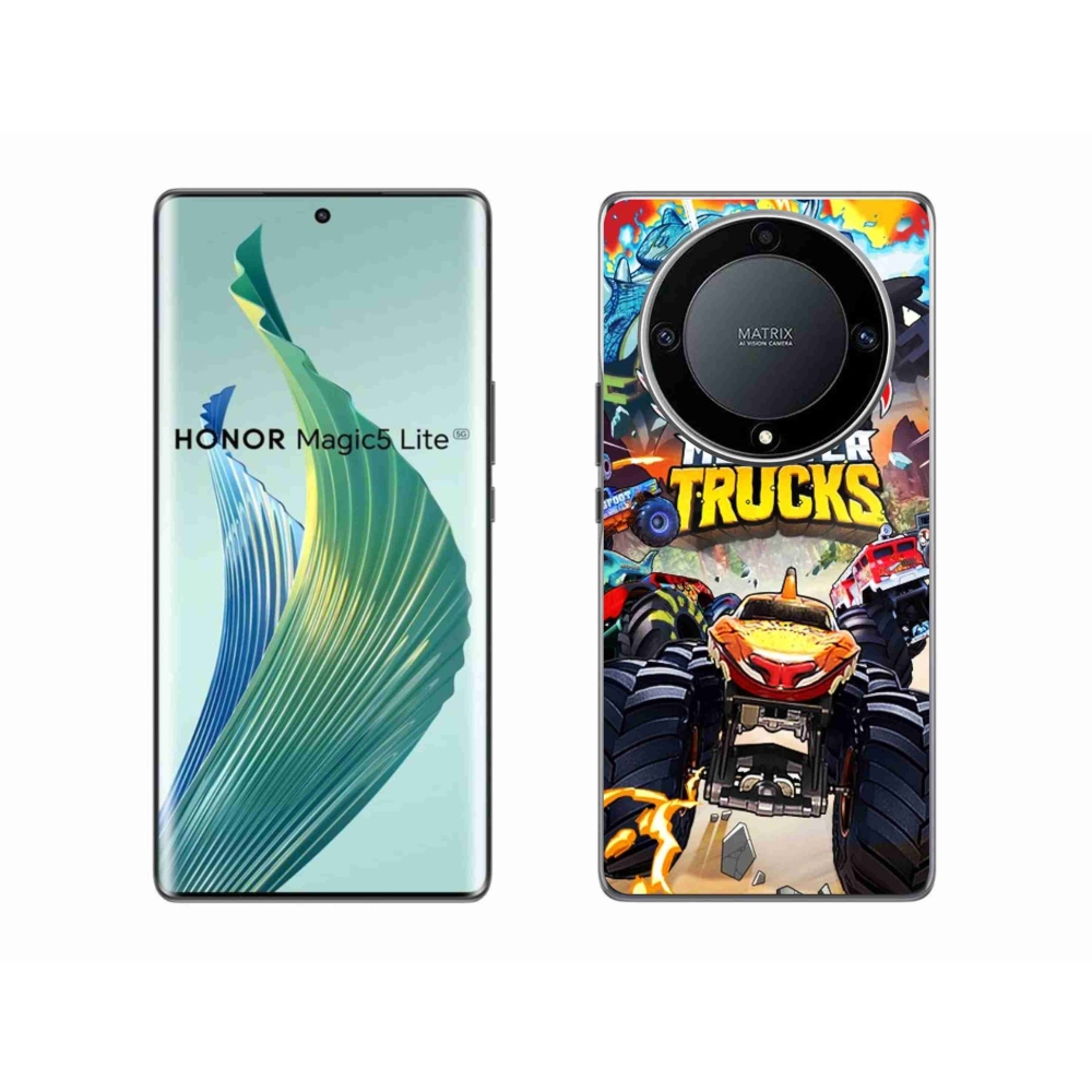 Gélový kryt mmCase na Honor Magic 5 Lite 5G - hot wheels 2