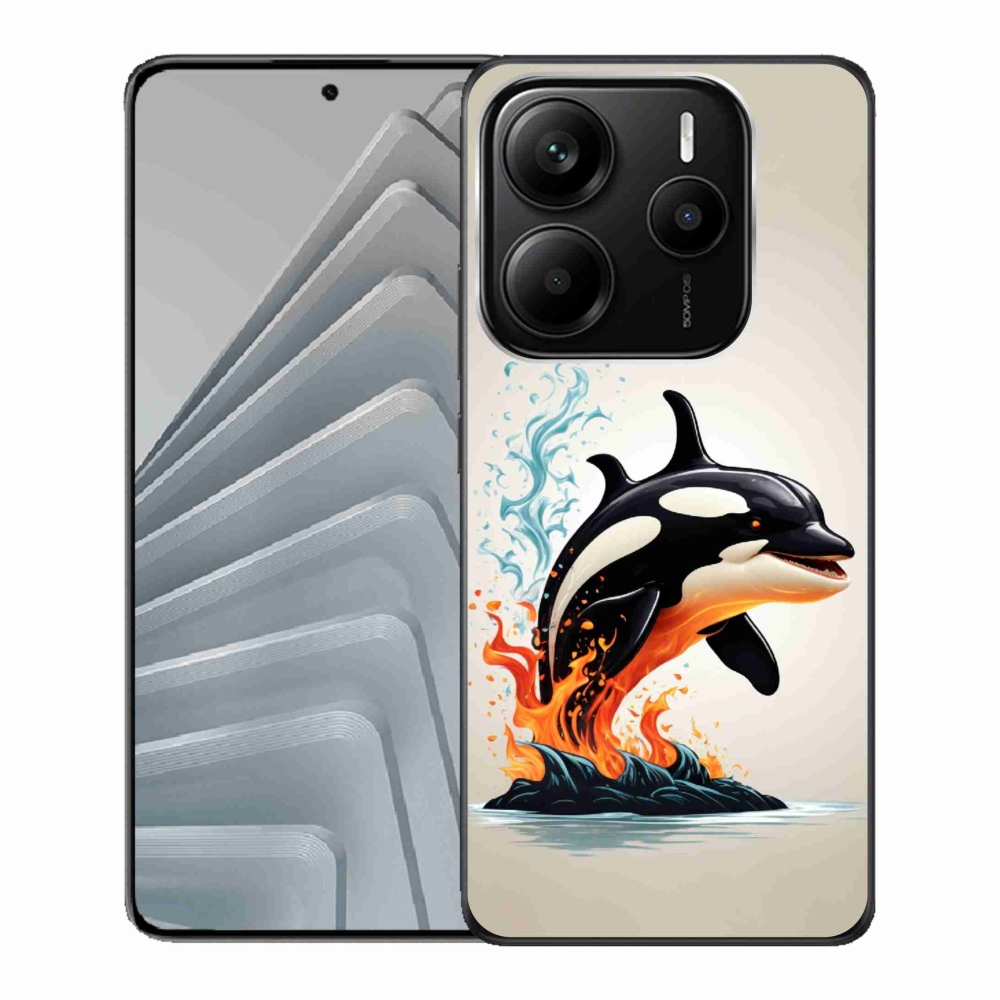 Gélový kryt mmCase na Xiaomi Redmi Note 14 5G - kosatka