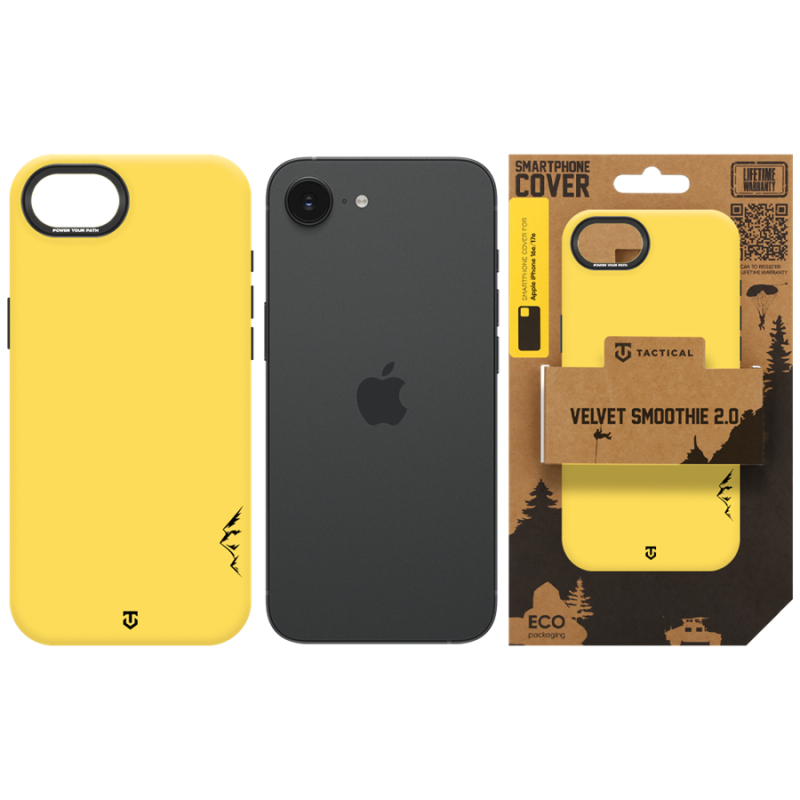 Tactical MagForce Velvet Smoothie 2.0 – puzdro pre Apple iPhone 16e/17e v farbe Banana