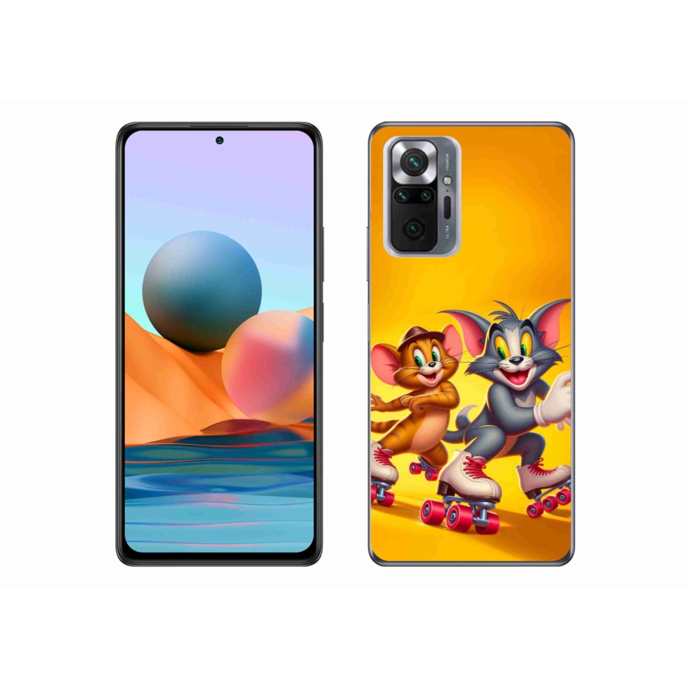 Gélový kryt mmCase na Xiaomi Redmi Note 10 Pro - tom a jerry