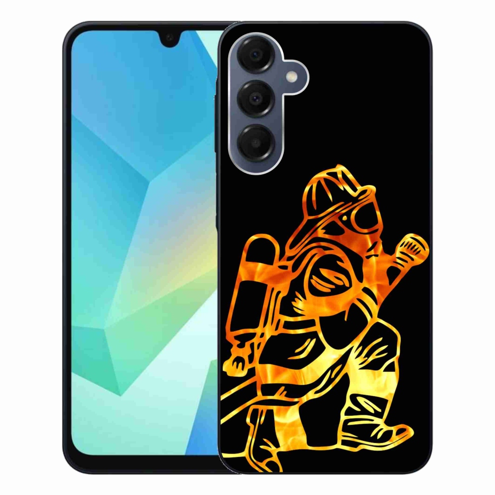 Gélový kryt mmCase na Samsung Galaxy A16 4G/5G - hasič 1