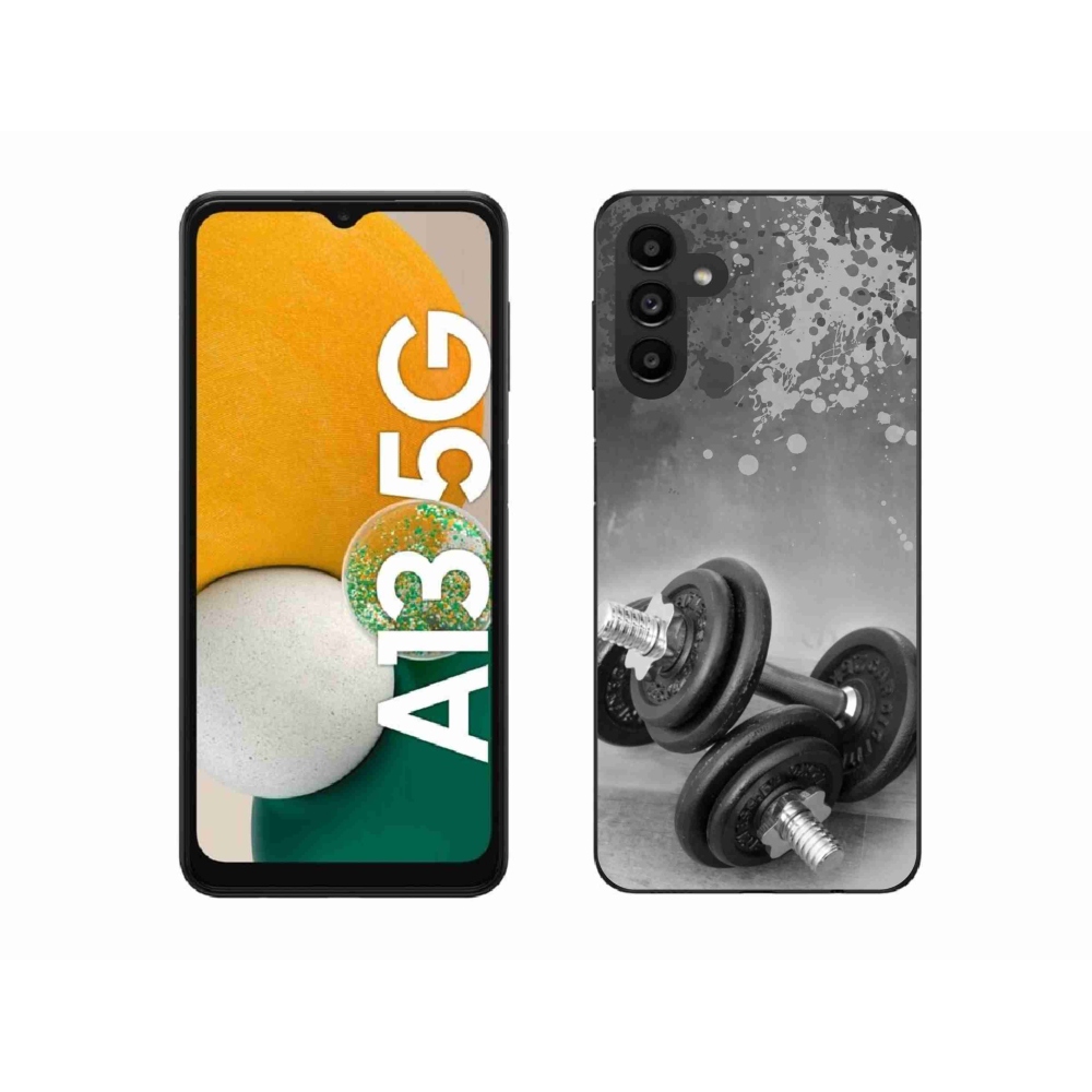 Gélový kryt mmCase na Samsung Galaxy A13 5G - činky 1