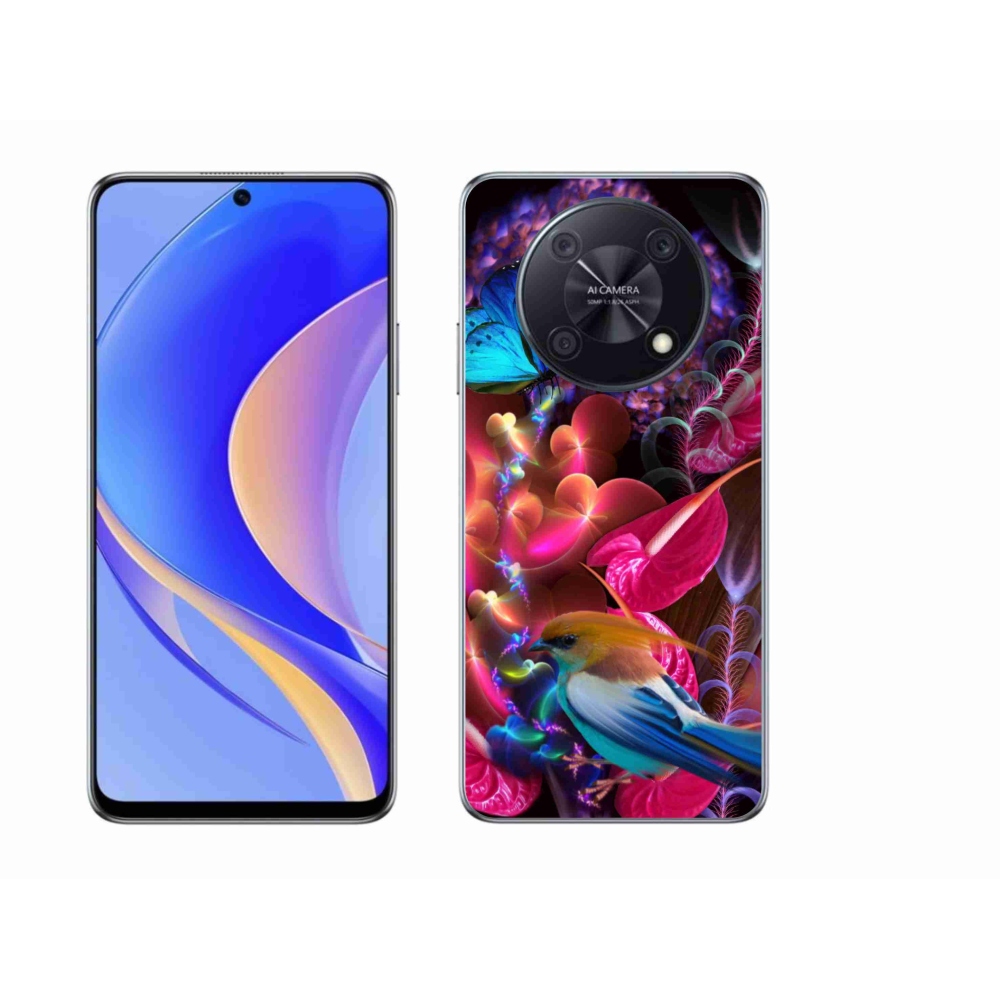 Gelový kryt mmCase na Huawei Nova Y90 - barevné květiny