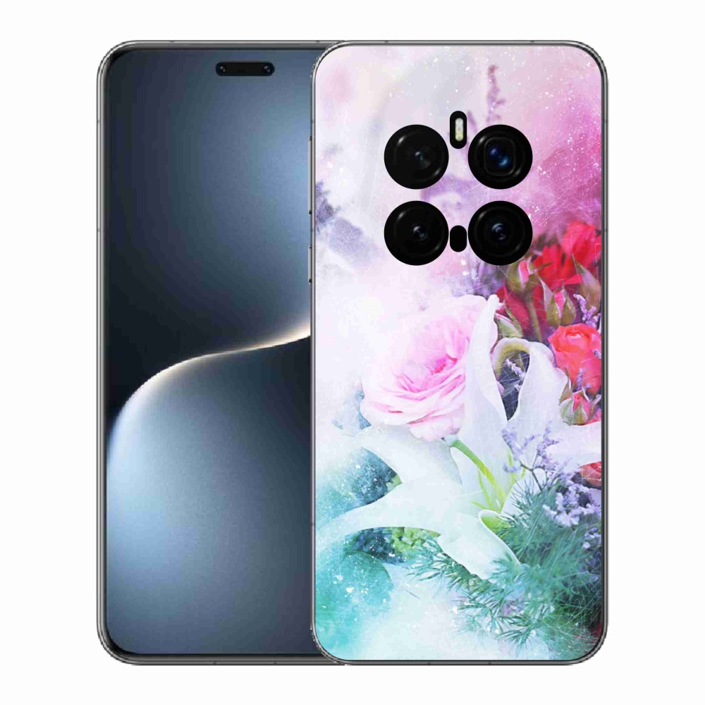 Gélový kryt mmCase na Honor Magic 7 Pro 5G - kvety 4