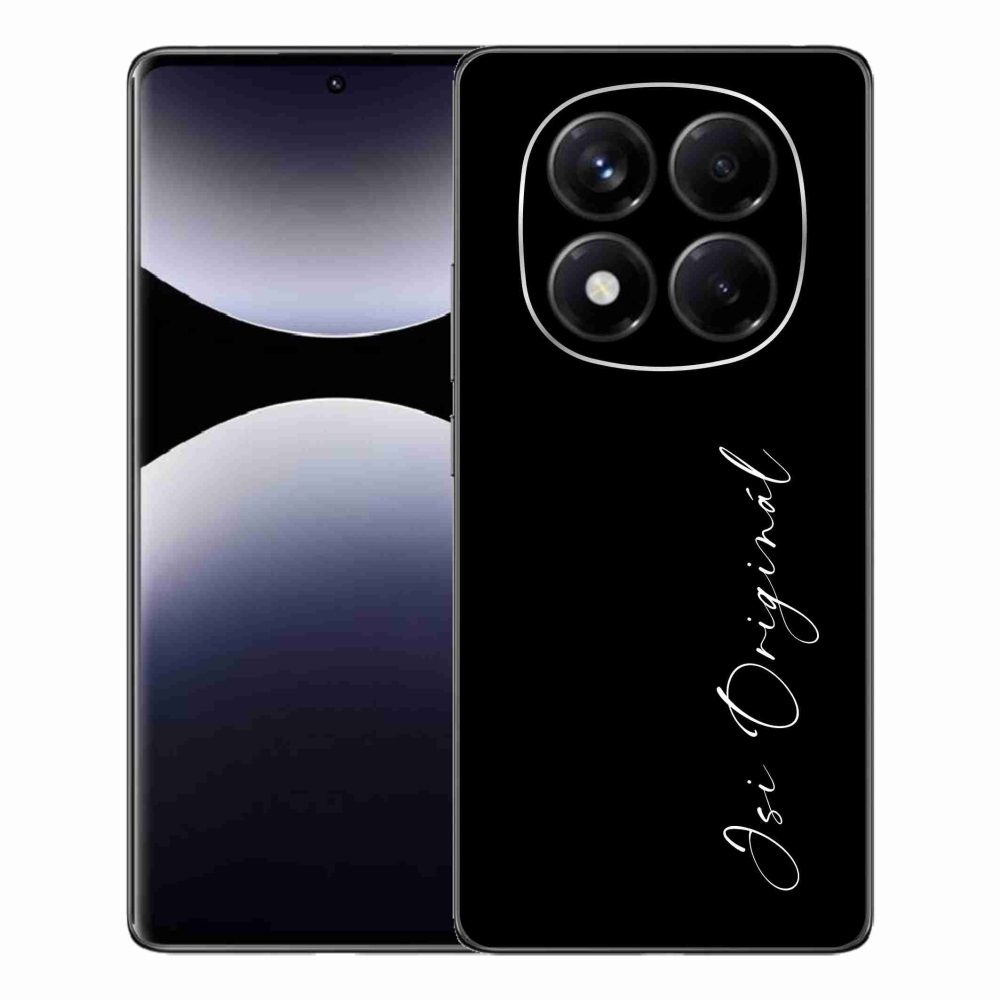 Gélový kryt mmCase na Xiaomi Redmi Note 14 Pro - si originál čierne pozadie