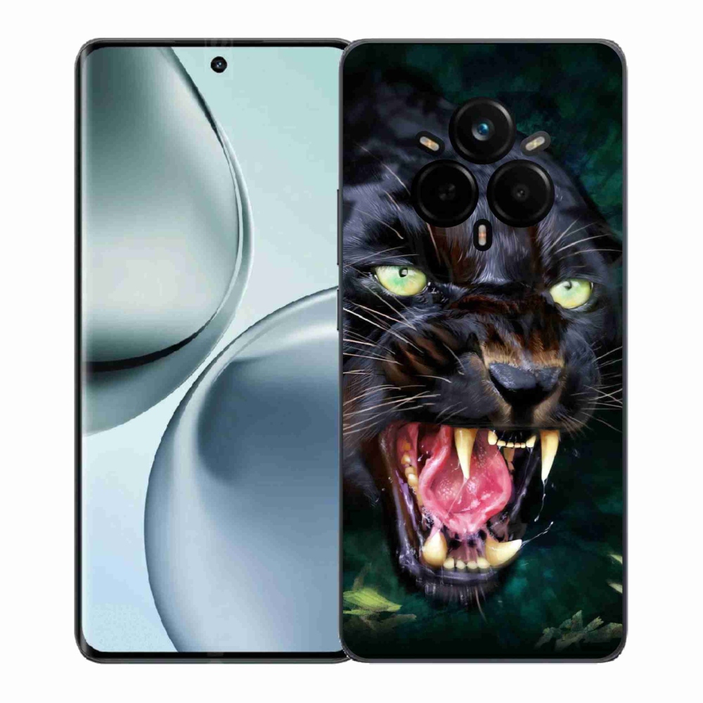 Gélový kryt mmCase na Realme 14 Pro+ 5G - rozzúrený čierny panter