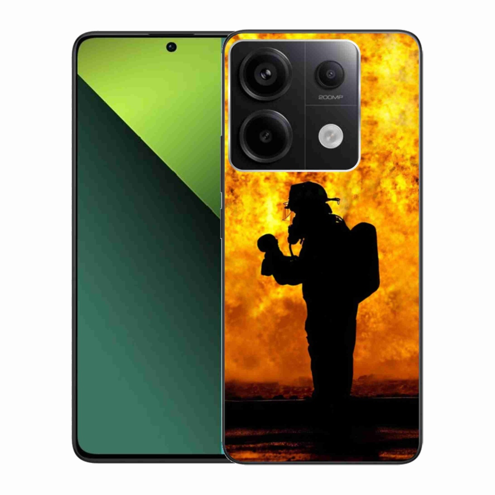 Gélový kryt mmCase na Xiaomi Redmi Note 13 Pro 5G/Poco X6 5G - hasič