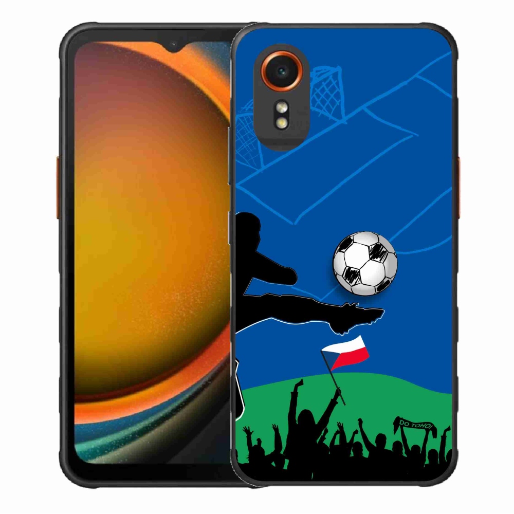 Gélový kryt mmCase na Samsung Galaxy Xcover 7 - fanúšikovia futbalu