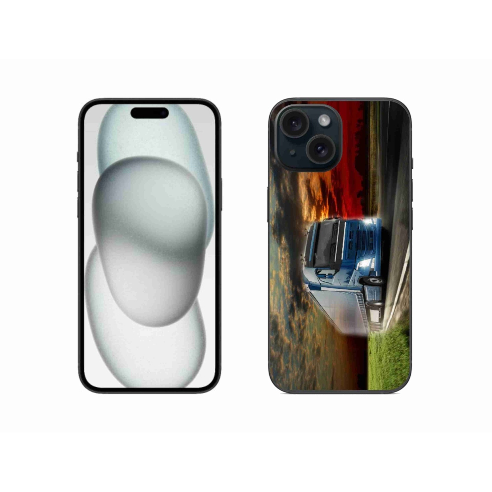 Gélový kryt mmCase na iPhone 15 - kamión 4