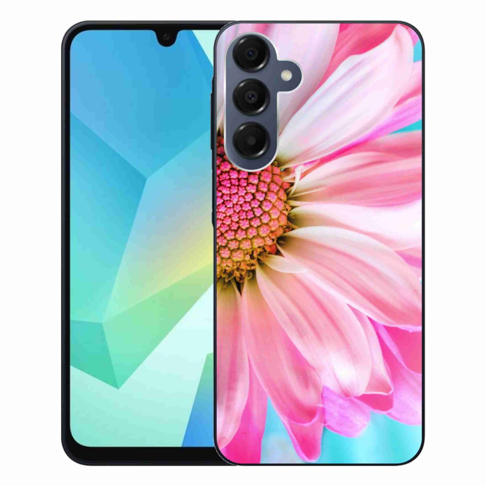 Gélový kryt mmCase na Samsung Galaxy A16 4G/5G - ružová kvetina