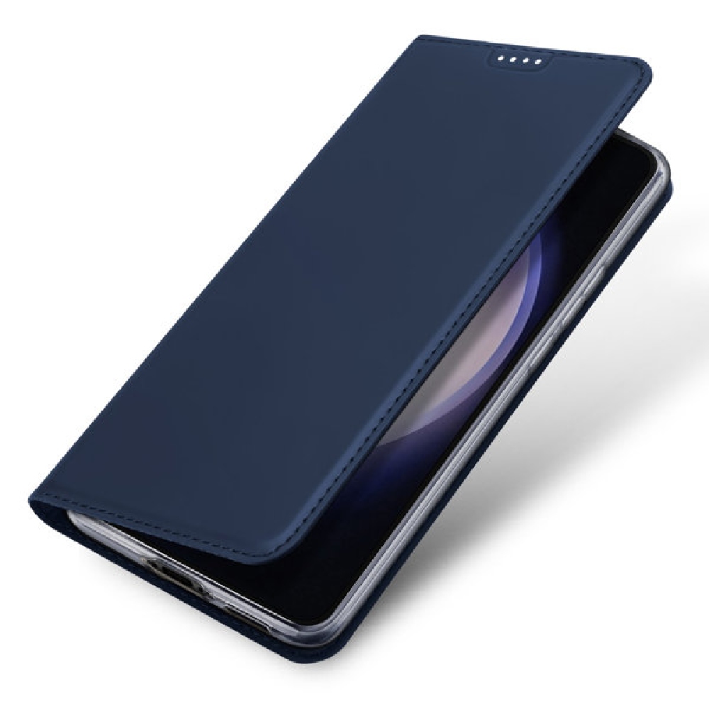 DUX knižkové púzdro na Samsung Galaxy S23 FE - tmavomodré