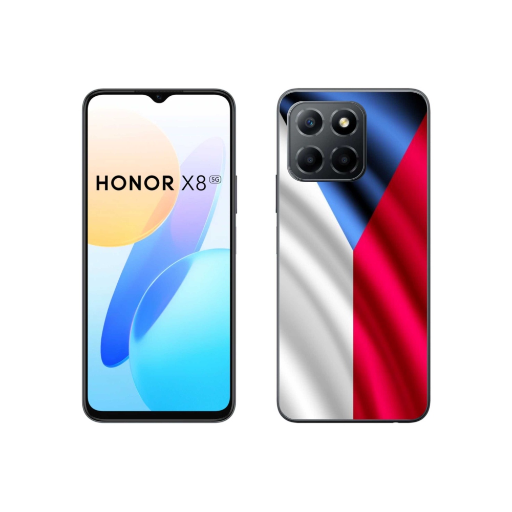Gélový kryt mmCase na mobil Honor X8 5G/Honor 70 Lite 5G - česká vlajka
