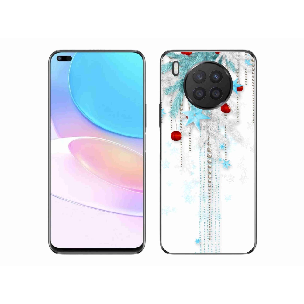 Gélový kryt mmCase na Huawei Nova 8i - vianočné ozdoby