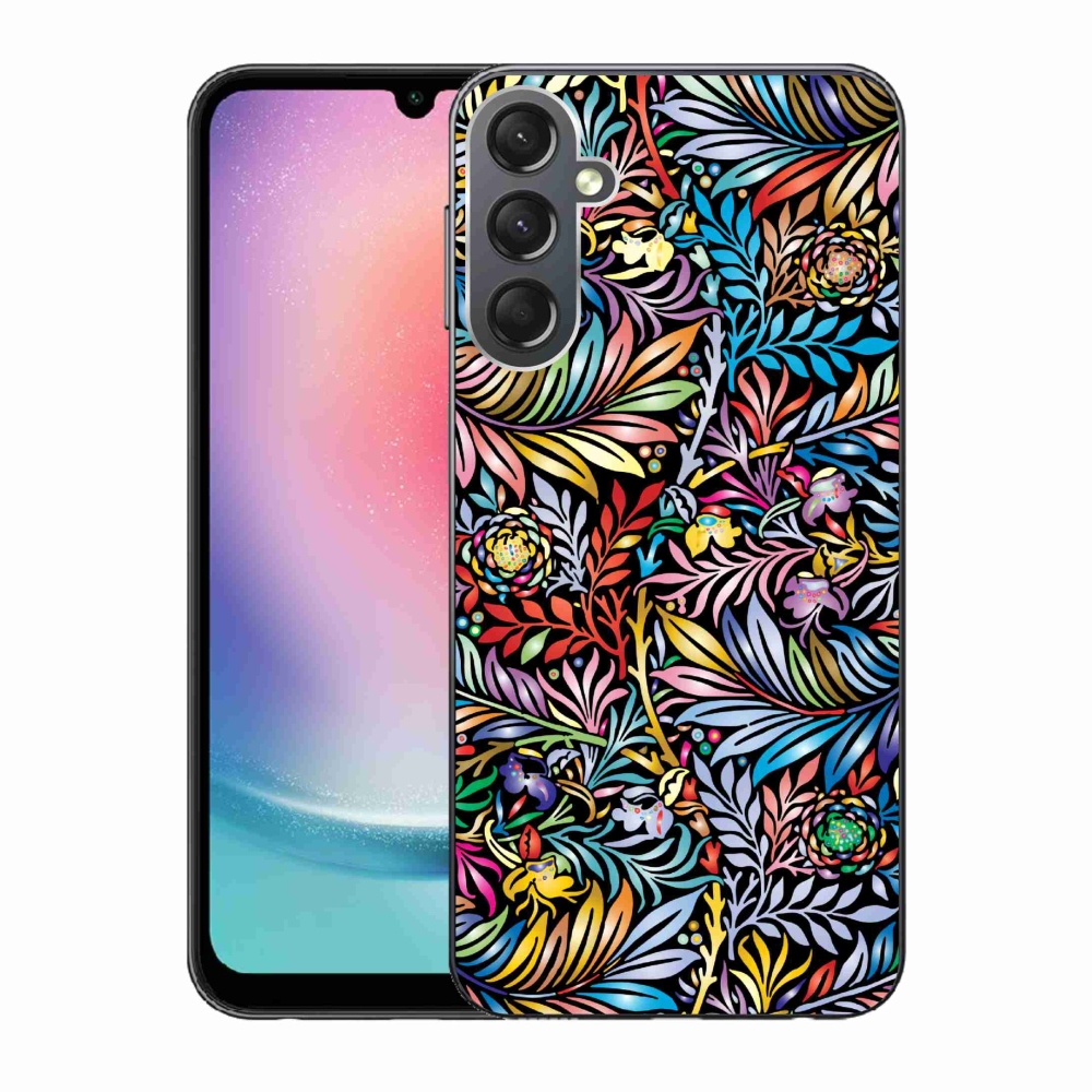 Gélový kryt mmCase na Samsung Galaxy A24 - kvety 5