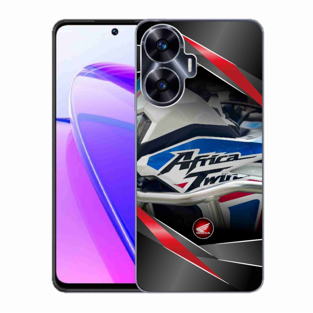 Gélový kryt mmCase na Realme C55 - motorka honda