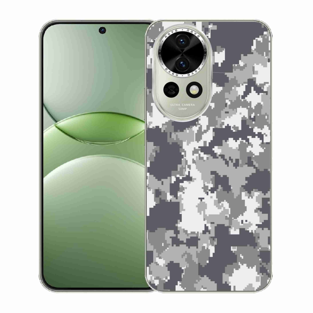 Gélový kryt mmCase na Huawei Nova 13 5G - maskáčový vzor 2