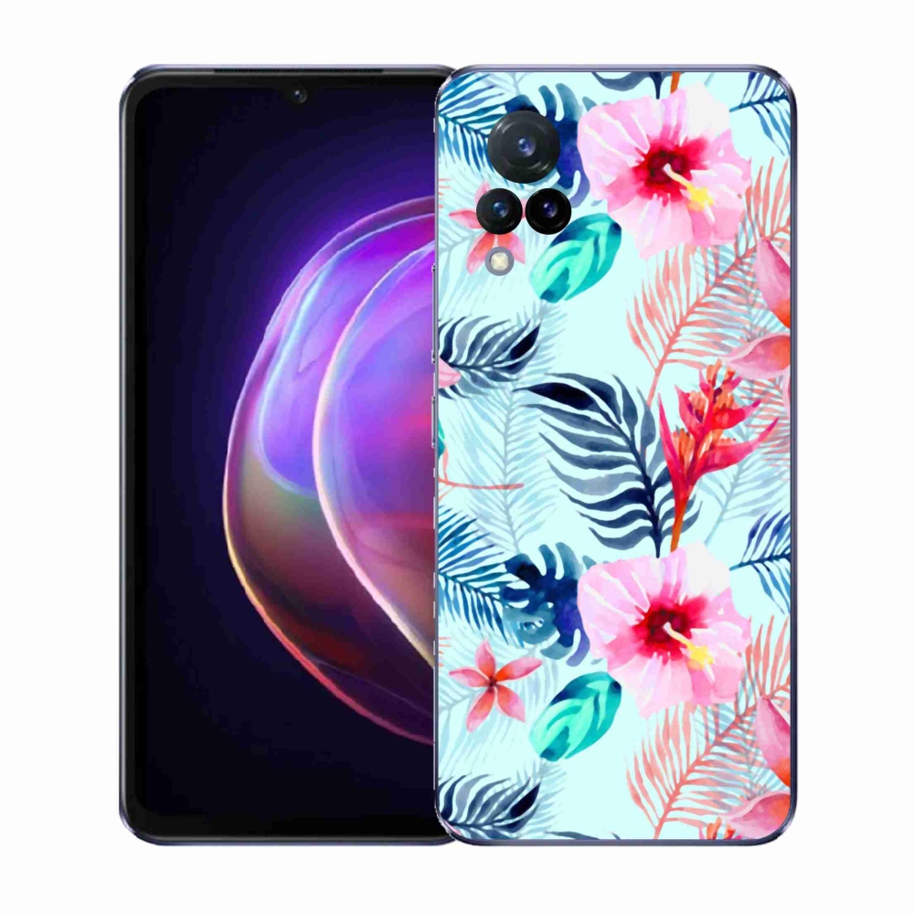 Gélový kryt mmCase na Vivo V21 4G/5G - kvety