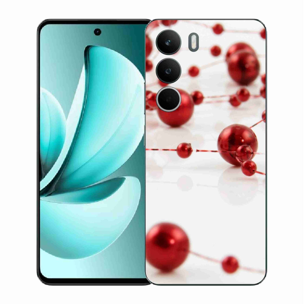 Gélový kryt mmCase na Realme C71 - vianočná reťaz