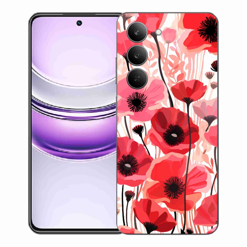 Gélový kryt mmCase na Realme 14x 5G - vlčí mak 1