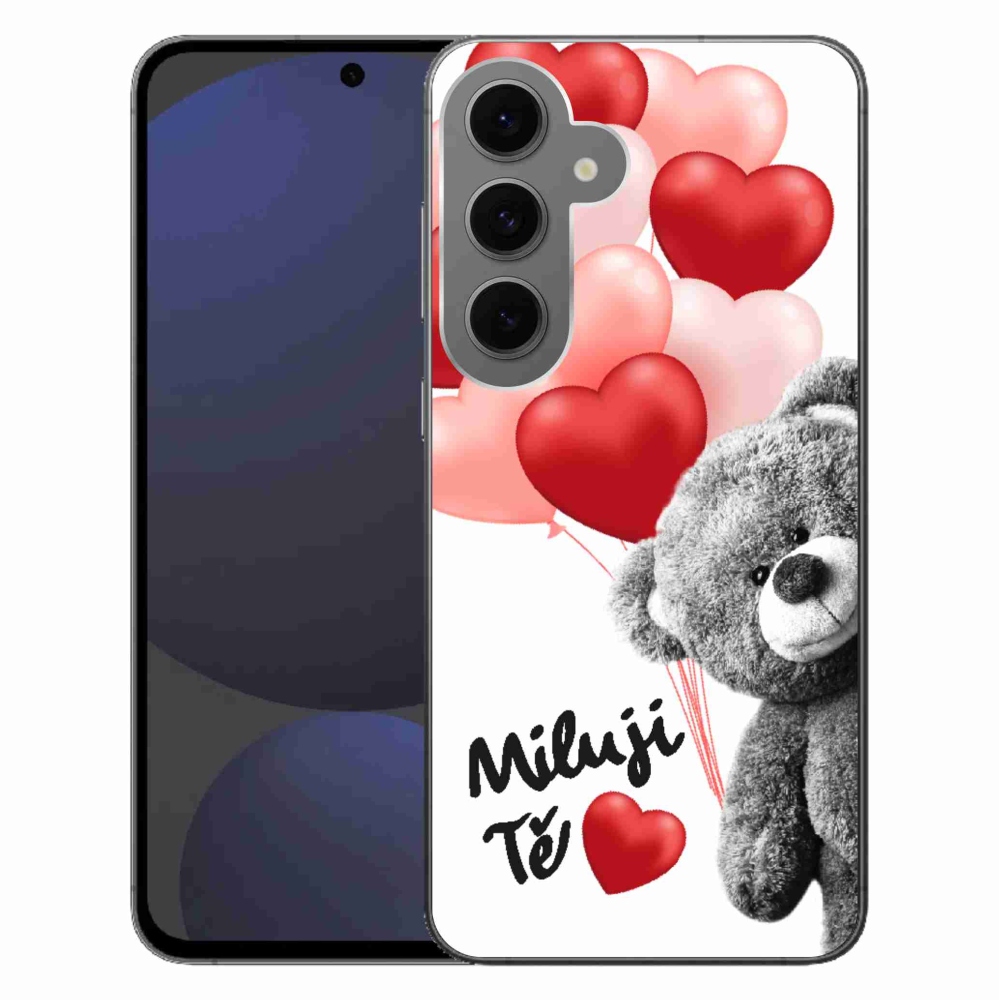 Gélový kryt mmCase na Samsung Galaxy S24 FE - milujem Ťa