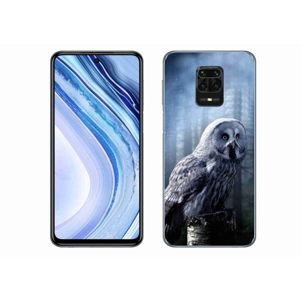 Gélový kryt mmCase na Xiaomi Redmi Note 9 Pro - sova