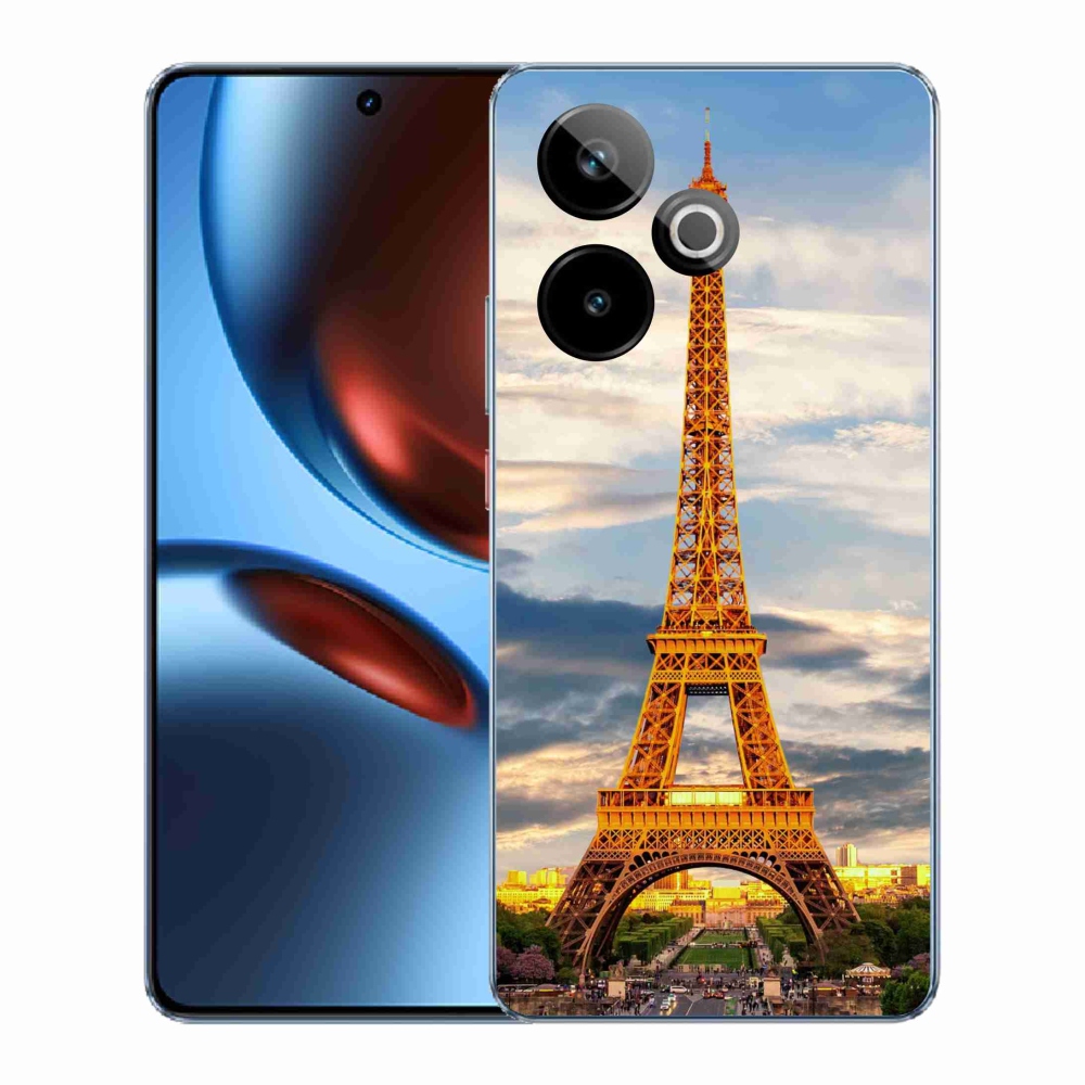 Gélový kryt mmCase na Realme GT 7 5G/GT 7T 5G - eiffelova veža 3