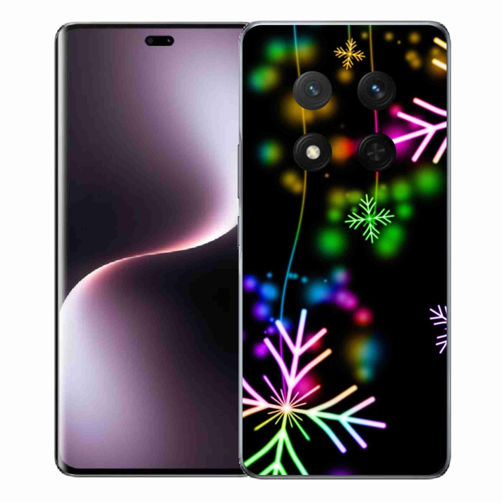 Gélový kryt mmCase na Honor Magic 7 Lite 5G - farebné vločky
