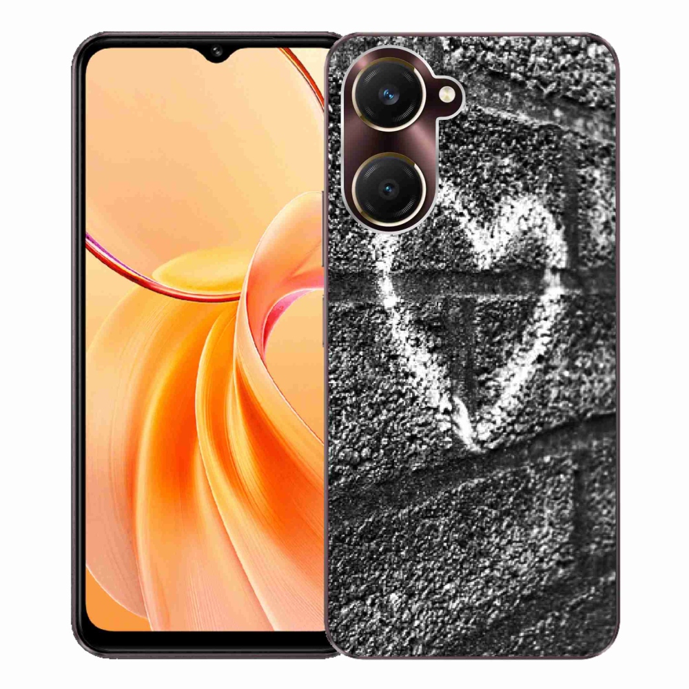 Gélový kryt mmCase na Vivo Y28s 5G - srdce na stene