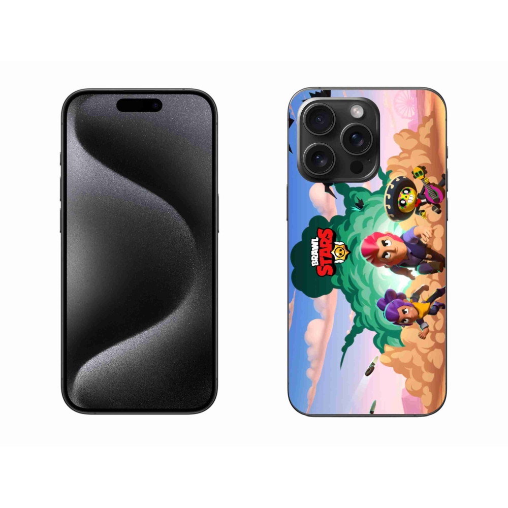 Gélový kryt mmCase na iPhone 15 Pro Max - brawl stars