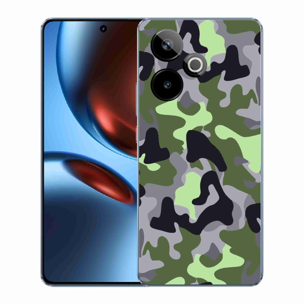 Gélový kryt mmCase na Realme GT 7 5G/GT 7T 5G - maskáčový vzor 7