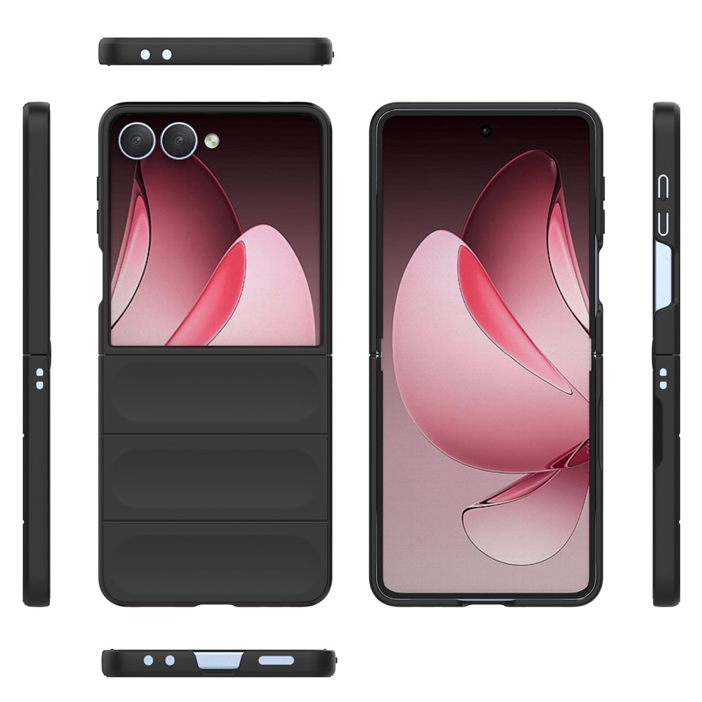 Rugg odolný gélový obal na Samsung Galaxy Z Flip7 5G - čierny