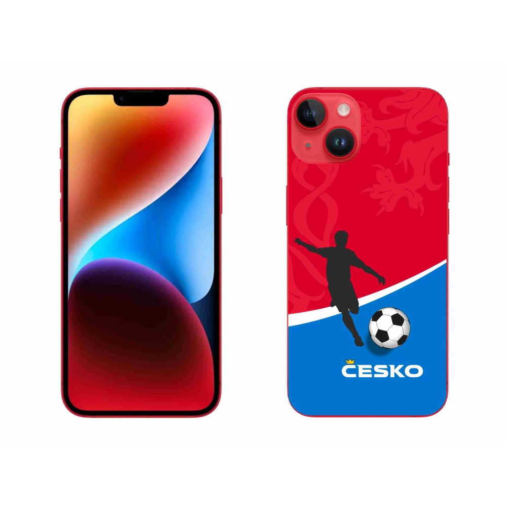 Gélový kryt mmCase na iPhone 14 Plus - futbal Česko