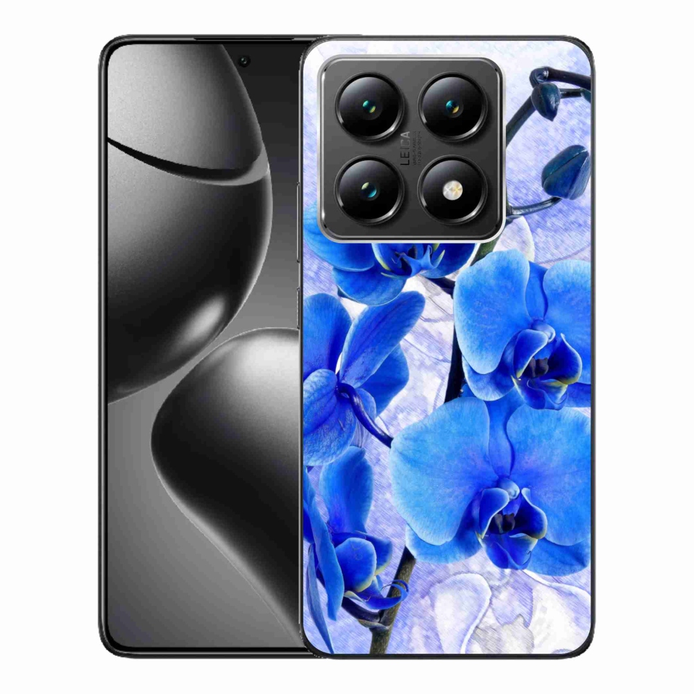 Gélový kryt mmCase na Xiaomi 14T - modré kvety