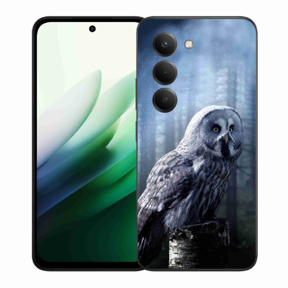 Gélový kryt mmCase na Xiaomi Redmi 15 5G (169mm) - sova
